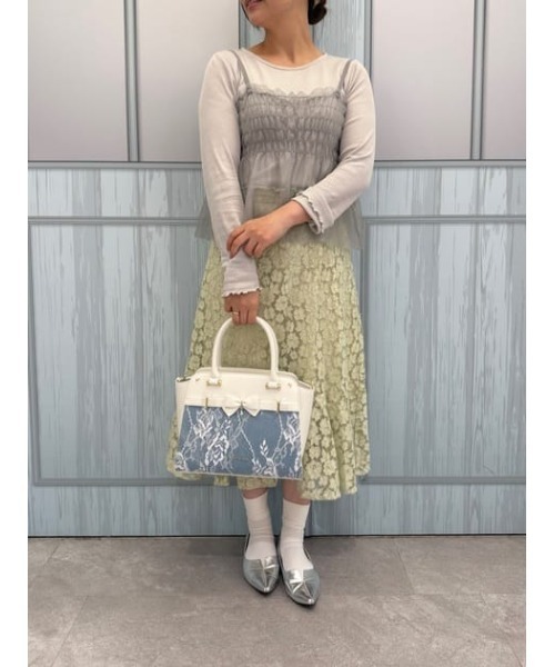 SAMANTHAVEGA(サマンサベガ)の「デニム調アクセントリボンハンドバッグ(ハンドバッグ・レディース・ライトブルー/インディゴブルー・FREE)」の17枚目の写真