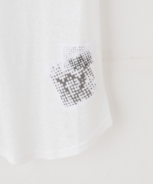 OPEN Yy(オープンワイワイ)の「【Geek Office / ギークオフィス】OPEN YY / Knitted YY PATCH LOUNGE SLEEVELES(タンクトップ・レディース・ホワイト・SMALL)」の4枚目の写真