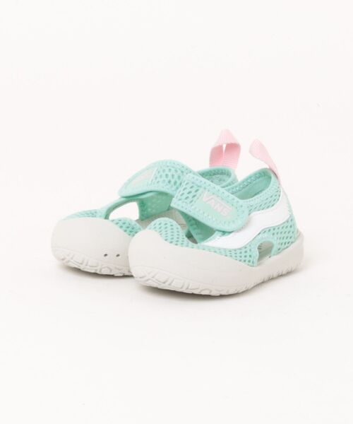 VANS(バンズ)の「VANS ヴァンズ 12-16 RAY AQUA レイアクア V7039 TDL MINT(サンダル・キッズ・グリーン・13/14/15 /16/12)」の1枚目の写真