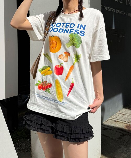 CIAOPANIC(チャオパニック)の「コットンレース裾ティアードショートパンツ(その他パンツ・レディース・ブラック/ホワイト・ONE SIZE)」の20枚目の写真