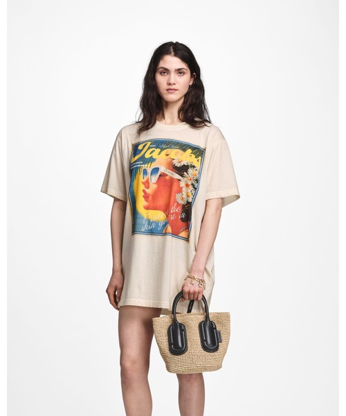 MARC JACOBS（マークジェイコブス）の「【NEW】BABE SMALL TOTE IN WOVEN/ベイブ スモール トート イン ウーブン（かごバッグ・レディース・ナチュラル・ONE SIZE）」の2枚目の写真