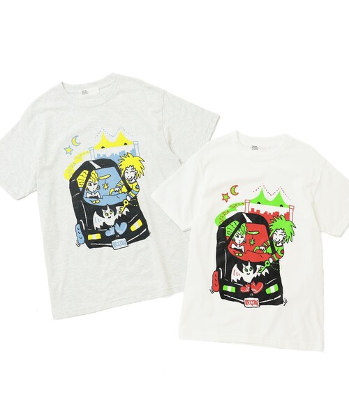 TOKYO CULTUART by BEAMS（トウキョウカルチャートバイビームス）の「不吉霊二 / DRIVE T-Shirt（Tシャツ/カットソー・レディース・ライトグレー/ホワイト・MEDIUM/X-LARGE/SMALL/LARGE）」の9枚目の写真