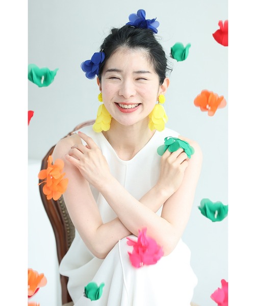 cawaii(カワイイ)の「顔が華やぐ ビタミンイヤリング(イヤリング・レディース・レッド/ピンク/グリーン/ブルー/イエロー/オレンジ・FREE)」の11枚目の写真