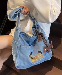 VQ｜ブイキューのショルダーバッグ（ブルー・ネイビー/青色系・デニム