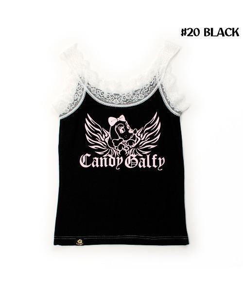 GALFY(ガルフィー)の「CANDYGALFY/キャンディーガルフィー/小悪魔♪レースタンク/162069(タンクトップ・レディース・ピンク/ライトグリーン/ブラック・FREE)」の8枚目の写真