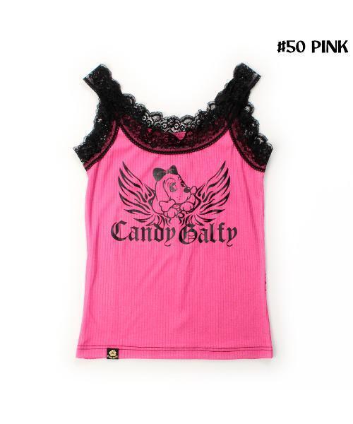 GALFY(ガルフィー)の「CANDYGALFY/キャンディーガルフィー/小悪魔♪レースタンク/162069(タンクトップ・レディース・ピンク/ライトグリーン/ブラック・FREE)」の15枚目の写真