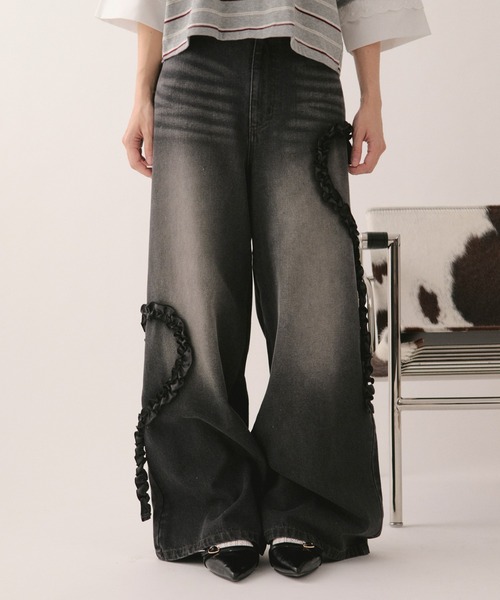別注】＜upper hights for conte＞デニムパンツ CINQ（デニムパンツ