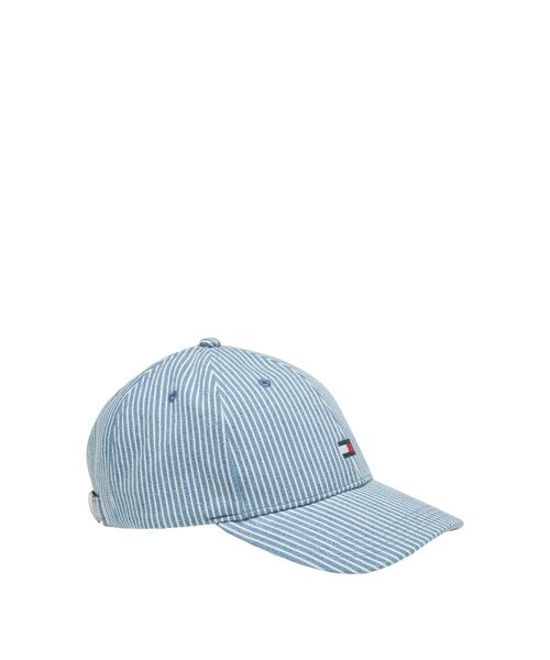 TOMMY HILFIGER(トミーヒルフィガー)の「KIDS フラッグストライプキャップ(キャップ・キッズ・ブルー・S-M/L(110))」の1枚目の写真