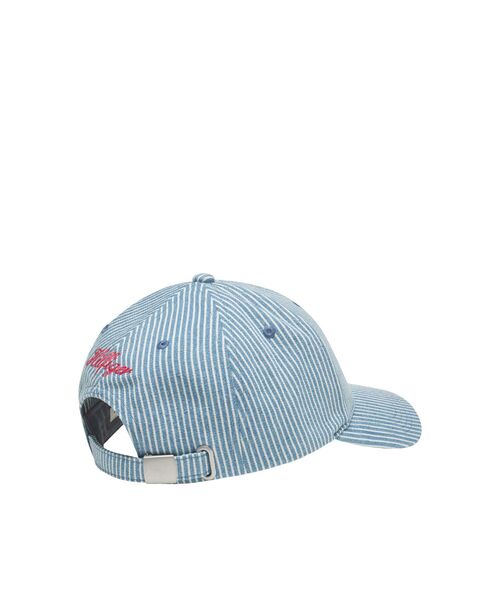 TOMMY HILFIGER(トミーヒルフィガー)の「KIDS フラッグストライプキャップ(キャップ・キッズ・ブルー・S-M/L(110))」の2枚目の写真