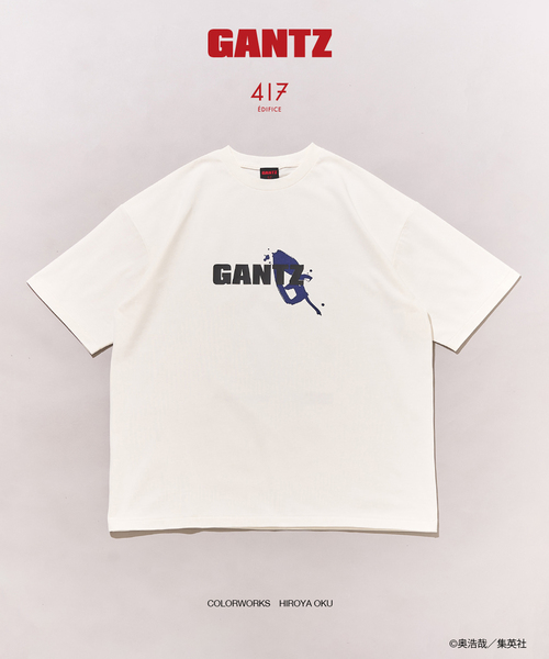 417 EDIFICE（フォーワンセブンエディフィス）の「追加｜GANTZ / ガンツ 417別注『COLOR WORKS』Tシャツ（Tシャツ/カットソー・メンズ・グレー/ブラック系その他/オートミール/アイボリー/チャコールグレー/ブラック/ホワイト/ホワイト系その他・MEDIUM/LARGE/X-LARGE）」の14枚目の写真