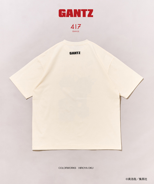 417 EDIFICE（フォーワンセブンエディフィス）の「追加｜GANTZ / ガンツ 417別注『COLOR WORKS』Tシャツ（Tシャツ/カットソー・メンズ・グレー/ブラック系その他/オートミール/アイボリー/チャコールグレー/ブラック/ホワイト/ホワイト系その他・MEDIUM/LARGE/X-LARGE）」の10枚目の写真
