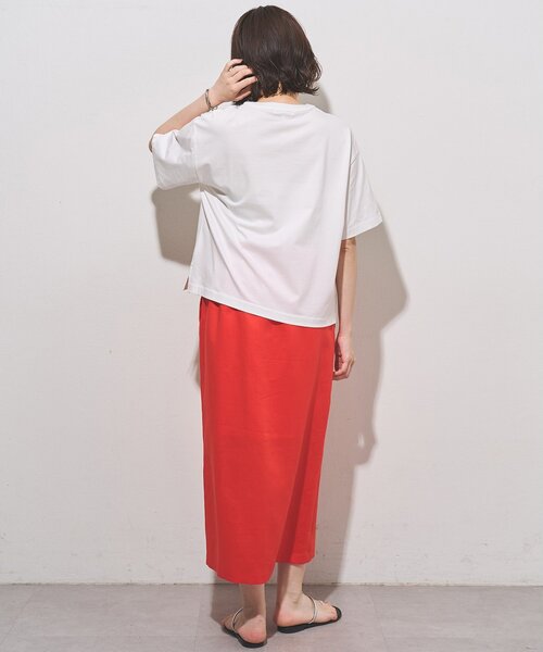 Drawing Numbers（ドローイング ナンバーズ）の「【Drawing Numbers】セボンTシャツ（Tシャツ/カットソー・レディース・ブラック/ホワイト・38）」の6枚目の写真