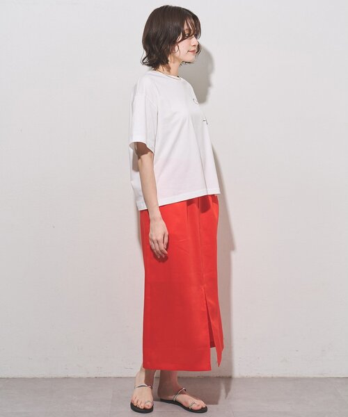 Drawing Numbers（ドローイング ナンバーズ）の「【Drawing Numbers】セボンTシャツ（Tシャツ/カットソー・レディース・ブラック/ホワイト・38）」の9枚目の写真