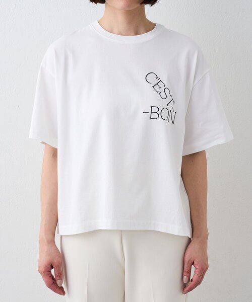 Drawing Numbers（ドローイング ナンバーズ）の「【Drawing Numbers】セボンTシャツ（Tシャツ/カットソー・レディース・ブラック/ホワイト・38）」の20枚目の写真