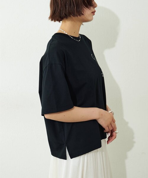 Drawing Numbers（ドローイング ナンバーズ）の「【Drawing Numbers】セボンTシャツ（Tシャツ/カットソー・レディース・ブラック/ホワイト・38）」の16枚目の写真