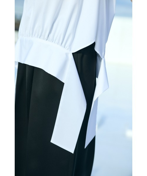 ENFOLD(エンフォルド)の「BIG COLLAR PULLOVER(Tシャツ/カットソー・レディース・ホワイト/ダークネイビー・38)」の9枚目の写真