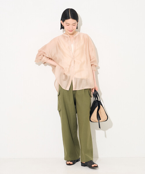 FREAK'S STORE(フリークスストア)の「バックサテン カーゴパンツ(カーゴパンツ・レディース・ベージュ/オリーブ・SMALL/MEDIUM)」の22枚目の写真