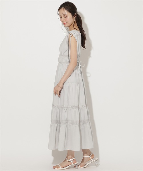 WILLSELECTION(ウィルセレクション)の「ドロストショルダーティアードワンピース(ワンピース・レディース・オフホワイト/サックスブルー/イエロー・FREE)」の22枚目の写真