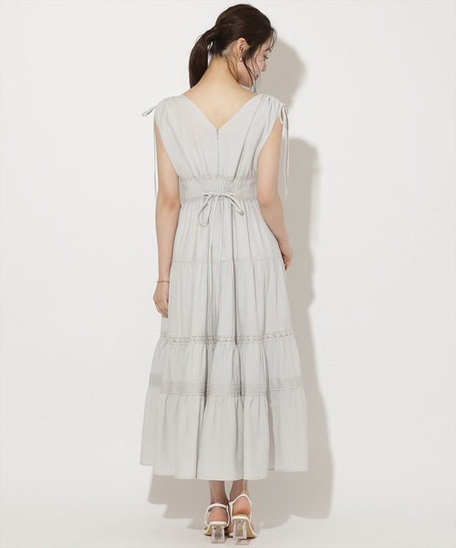 WILLSELECTION（ウィルセレクション）の「ドロストショルダーティアードワンピース（ワンピース・レディース・オフホワイト/サックスブルー/イエロー・FREE）」の22枚目の写真