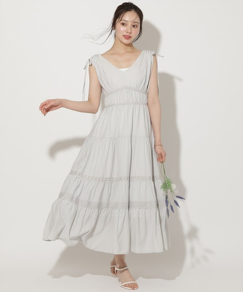 WILLSELECTION(ウィルセレクション)の「ドロストショルダーティアードワンピース(ワンピース・レディース・オフホワイト/サックスブルー/イエロー・FREE)」の21枚目の写真