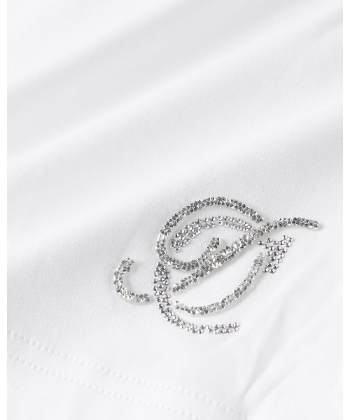 DoCLASSE( ドゥクラッセ)の「コットンスムース・ストーン付きワイドT(Tシャツ/カットソー・レディース・オフホワイト/テラコッタ/ブラック/ライトグレー/ダークブラウン・L/M/S/LL/3L)」の11枚目の写真