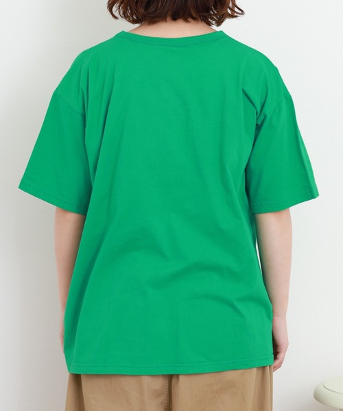 Emago(イマゴ)の「EMAGO フルーツサンド刺繍T 半袖(Tシャツ/カットソー・レディース・ホワイト・FREE)」の16枚目の写真