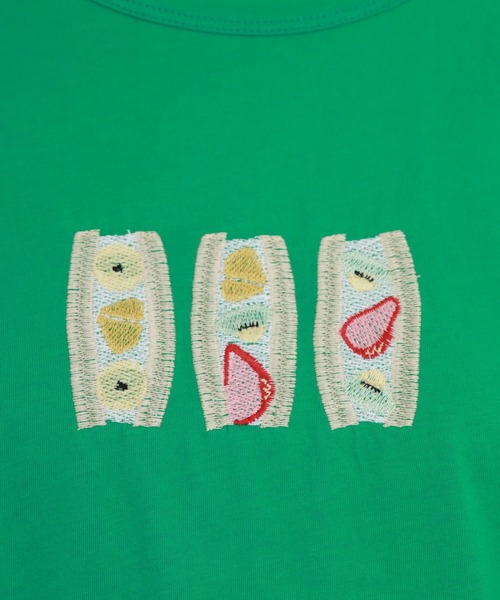 Emago(イマゴ)の「EMAGO フルーツサンド刺繍T 半袖(Tシャツ/カットソー・レディース・ホワイト・FREE)」の18枚目の写真