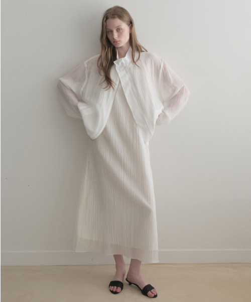 LENAV(ルナブ)の「Les half summer wind Jacket (white)(ナイロンジャケット・レディース・その他・FREE)」の1枚目の写真