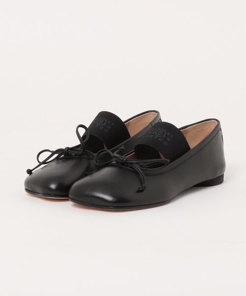 MM6 Maison Margiela(エムエムシックス メゾン マルジェラ)の「MM6 BALLET SHOE(バレエシューズ・レディース・ブラック・37/36/39/38)」の1枚目の写真