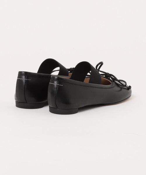MM6 Maison Margiela(エムエムシックス メゾン マルジェラ)の「MM6 BALLET SHOE(バレエシューズ・レディース・ブラック・37/36/39/38/35)」の2枚目の写真