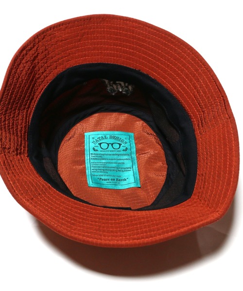 NATAL DESIGN(ネイタルデザイン)の「ANBS HAT(ハット・メンズ・ブラック/グレー/ダークオレンジ・SMALL/MEDIUM)」の7枚目の写真