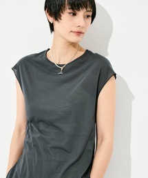 [GOOD PEOPLE GOOD STITCHING GOOD PRODUCT/グッドピープル グッドステッチング グッドプロダクト]Side Slit French Sleeve T