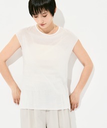 [GOOD PEOPLE GOOD STITCHING GOOD PRODUCT/グッドピープル グッドステッチング グッドプロダクト]Side Slit French Sleeve T