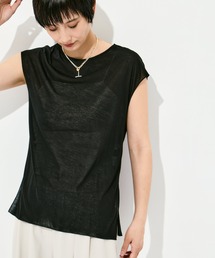 [GOOD PEOPLE GOOD STITCHING GOOD PRODUCT/グッドピープル グッドステッチング グッドプロダクト]Side Slit French Sleeve T