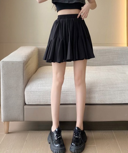 Miniministore(ミニミニストア)の「フレアスカートレディースミニスカート春夏(スカート・レディース・ホワイト/ブラック・M/L)」の14枚目の写真
