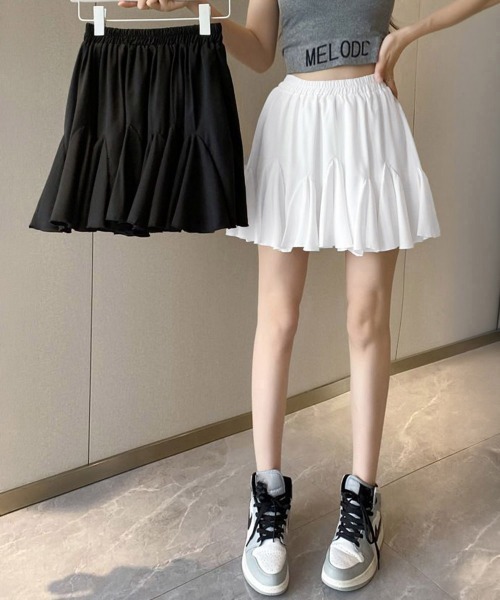 Miniministore(ミニミニストア)の「フレアスカートレディースミニスカート春夏(スカート・レディース・ホワイト/ブラック・M/L)」の9枚目の写真
