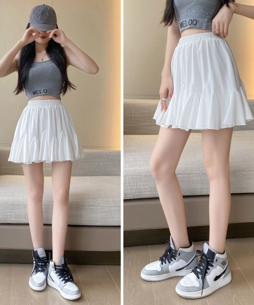 Miniministore(ミニミニストア)の「フレアスカートレディースミニスカート春夏(スカート・レディース・ホワイト/ブラック・M/L)」の8枚目の写真