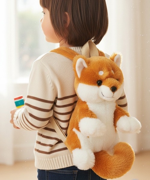BACKYARD FAMILY(バックヤードファミリー)の「おねだり シバちゃん ぬいぐるみリュック(バックパック/リュック・レディース・ブラウン/ブラック・FREE)」の11枚目の写真