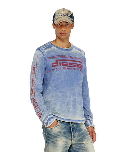 DIESEL｜ディーゼルのTシャツ/カットソー（ブルー・ネイビー/青色系