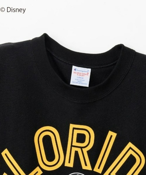 Disney（ディズニー）の「【Champion】ディズニー ミッキーマウス / SHORT SLEEVE T-SHIRT（Tシャツ/カットソー・メンズ・ホワイト/ブラック・M/S/XL/L）」の11枚目の写真