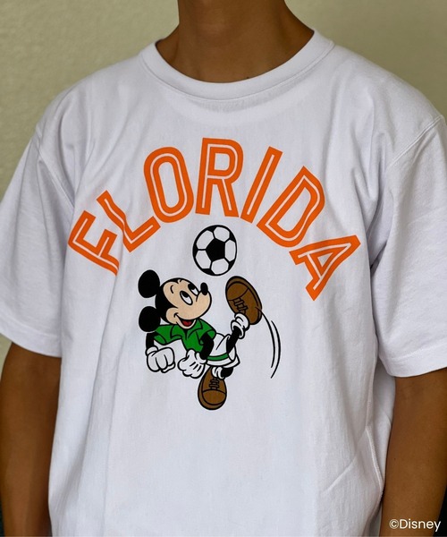 Disney（ディズニー）の「【Champion】ディズニー ミッキーマウス / SHORT SLEEVE T-SHIRT（Tシャツ/カットソー・メンズ・ホワイト/ブラック・M/S/XL/L）」の17枚目の写真