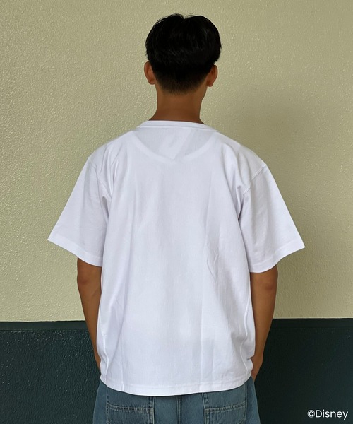 Disney（ディズニー）の「【Champion】ディズニー ミッキーマウス / SHORT SLEEVE T-SHIRT（Tシャツ/カットソー・メンズ・ホワイト/ブラック・M/S/XL/L）」の16枚目の写真