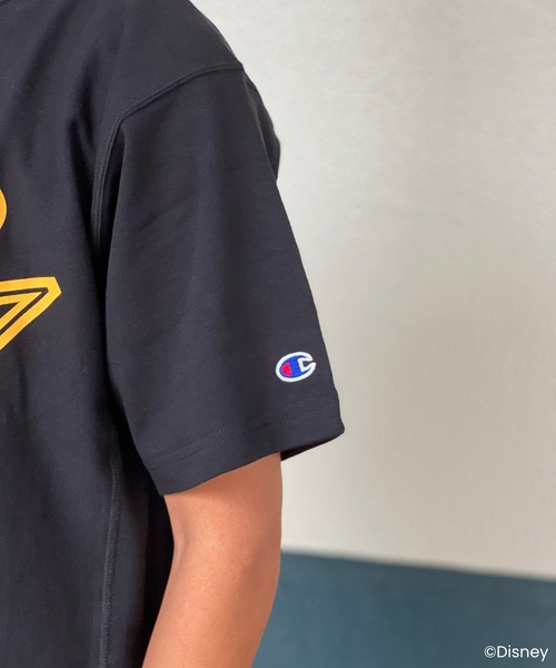 Disney（ディズニー）の「【Champion】ディズニー ミッキーマウス / SHORT SLEEVE T-SHIRT（Tシャツ/カットソー・メンズ・ホワイト/ブラック・M/S/XL/L）」の22枚目の写真
