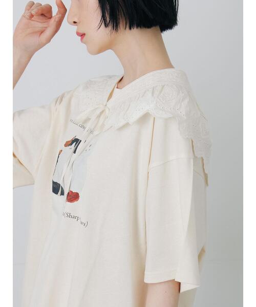 Samansa Mos2（サマンサ モスモス）の「レース付け襟（ネックレス・レディース・ブラック/キナリ・F）」の17枚目の写真