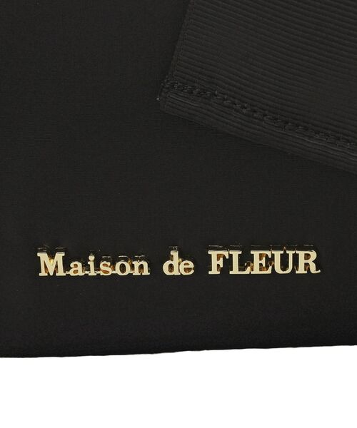 Maison de FLEUR(メゾンドフルール)の「リボンチャーム付き3ルームトートバッグ(トートバッグ・レディース・ネイビー/ブラック・FREE)」の20枚目の写真