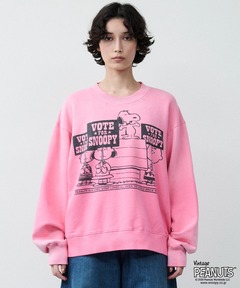 PEANUTS SNOOPY スウェットTシャツ