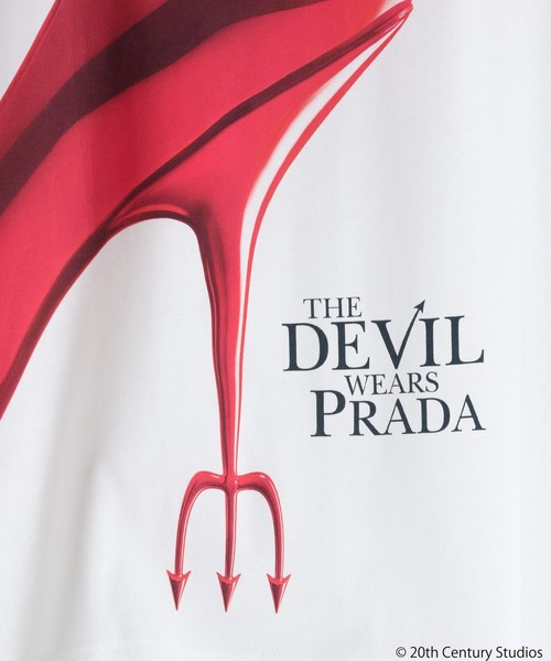 LOWRYS FARM(ローリーズファーム)の「【LFM(U)】CINEMA/The Devil Wears Prada TEE 1044804(Tシャツ/カットソー・メンズ・オフホワイト・MEDIUM/LARGE)」の7枚目の写真