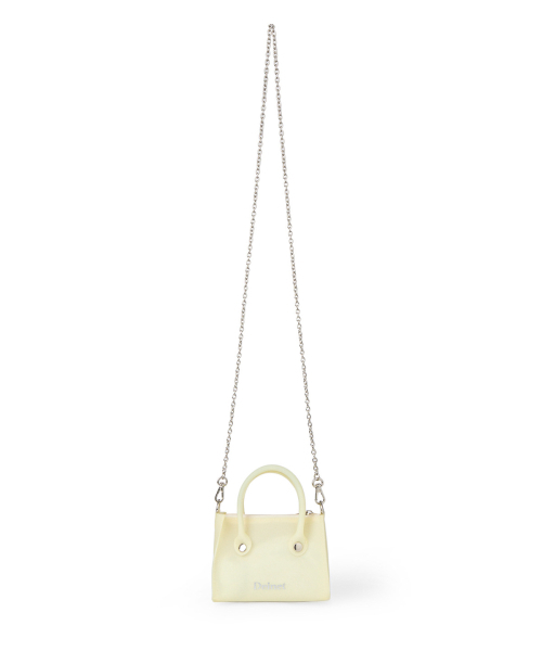 DEINET（ダイニット）の「JELLY CHAIN MINI BAG IN BUTTER（ショルダーバッグ・レディース・その他・FREE）」の3枚目の写真