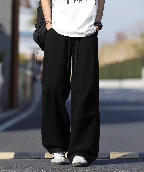 DOUBLE STEAL(ダブルスティール)の「DSドローコードワイドパンツ(その他パンツ・メンズ・ブラウン/カーキ/ブラック・LARGE/X-LARGE/MEDIUM)」の4枚目の写真