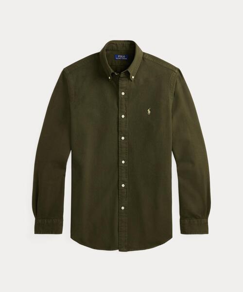 POLO RALPH LAUREN(ポロ ラルフ ローレン)の「クラシック フィット ブラッシュド フランネル シャツ(シャツ/ブラウス・メンズ・グリーン系1・XS/XL/S/M/L)」の8枚目の写真